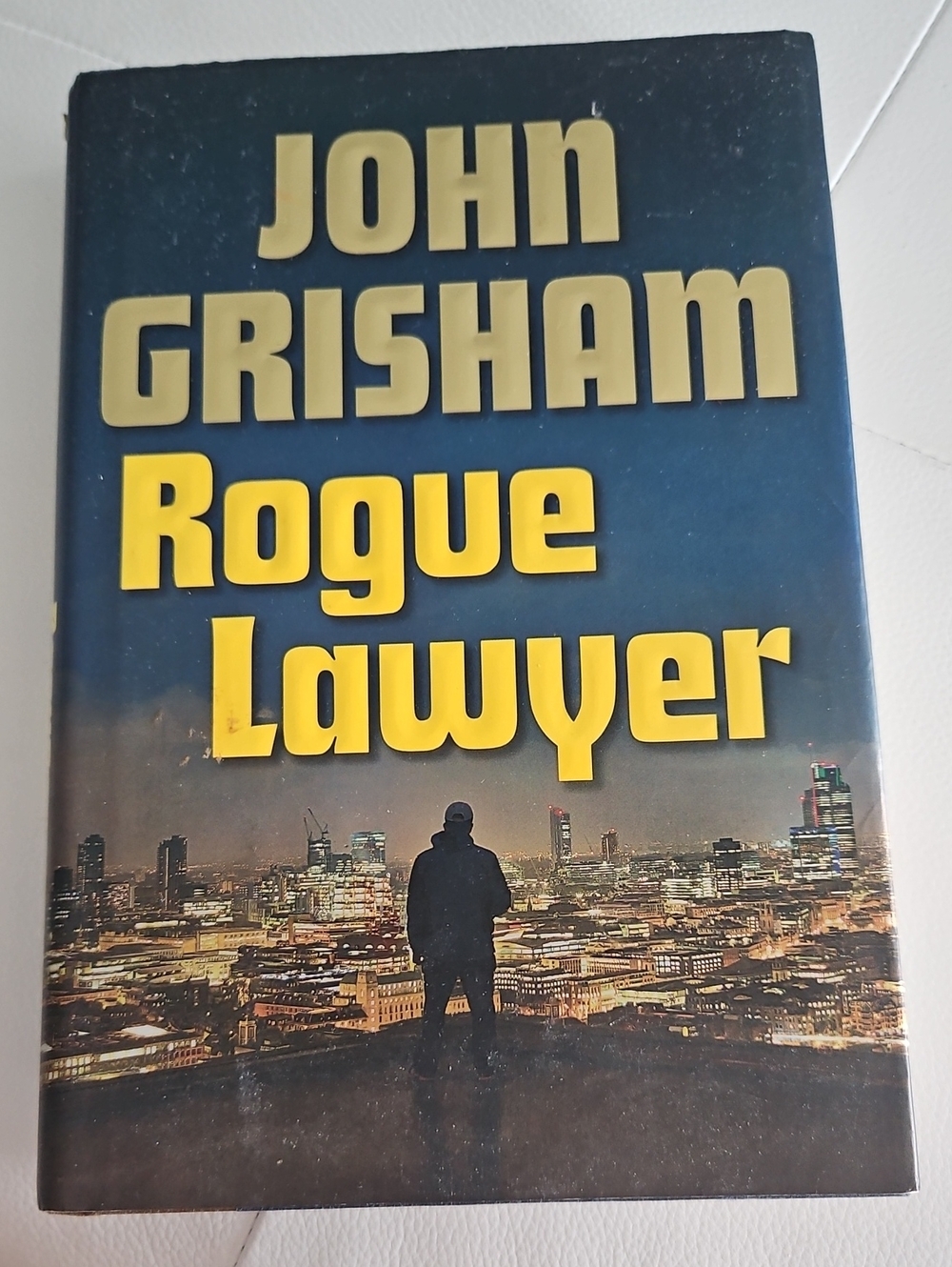 "Rogue Lawyer" By John Grisham– Blue & Yellow Hardcover